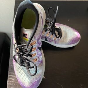 Purple/Gray Nike Shoes